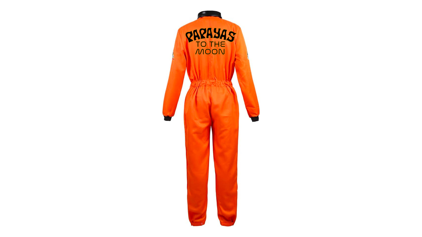 ASTRONAUT SUIT ORANGE - PAPAYAS TO THE MOON