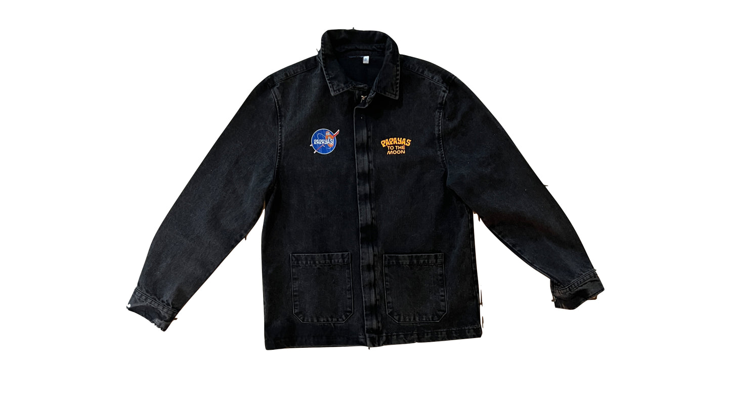 PAPAYAS TO THE MOON DENIM JACKET