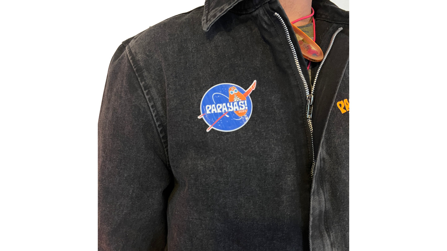 PAPAYAS TO THE MOON DENIM JACKET