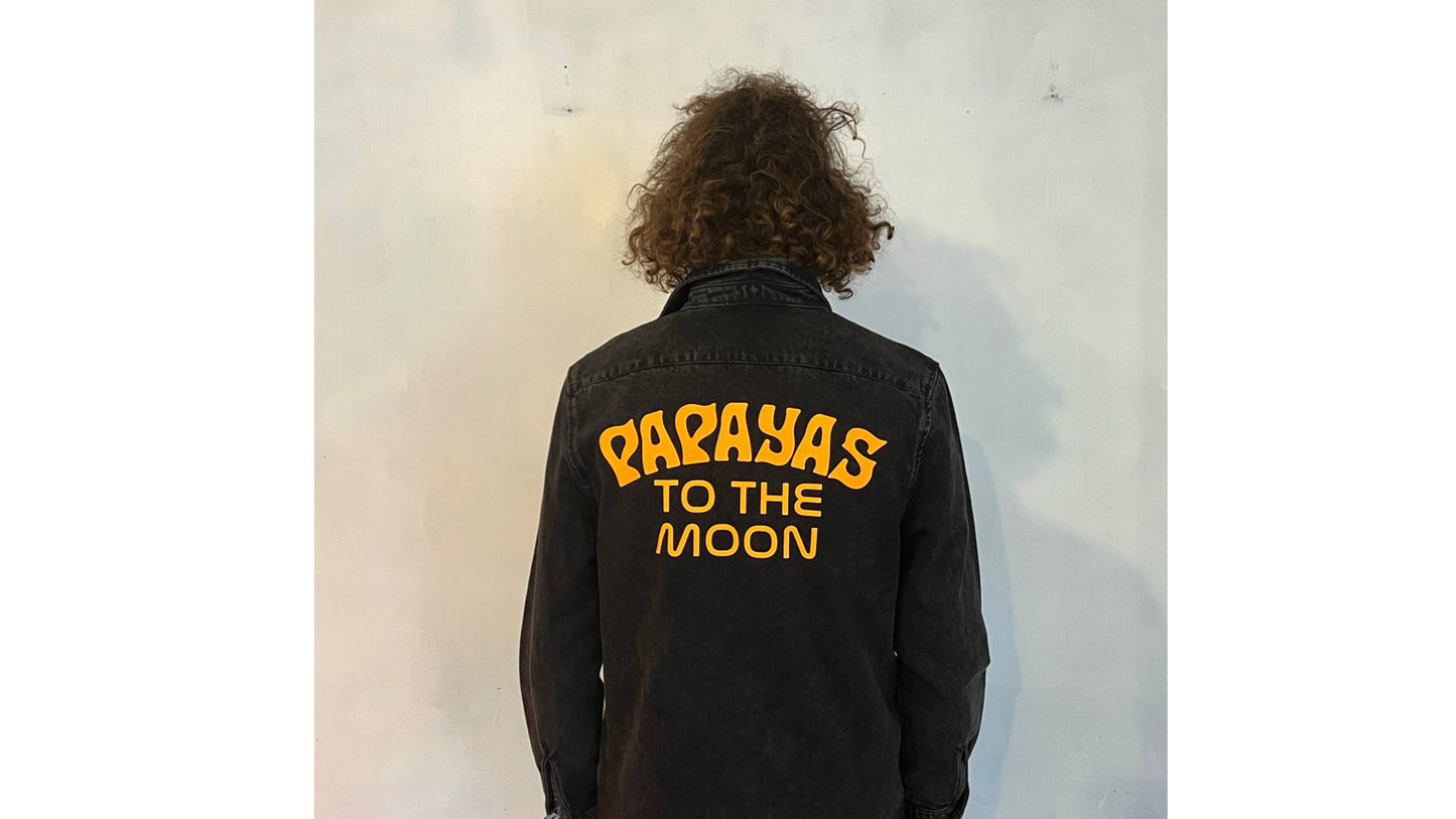 PAPAYAS TO THE MOON DENIM JACKET